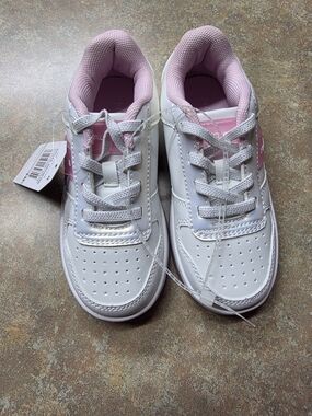 Nautica White and Pink Kids Sneakers